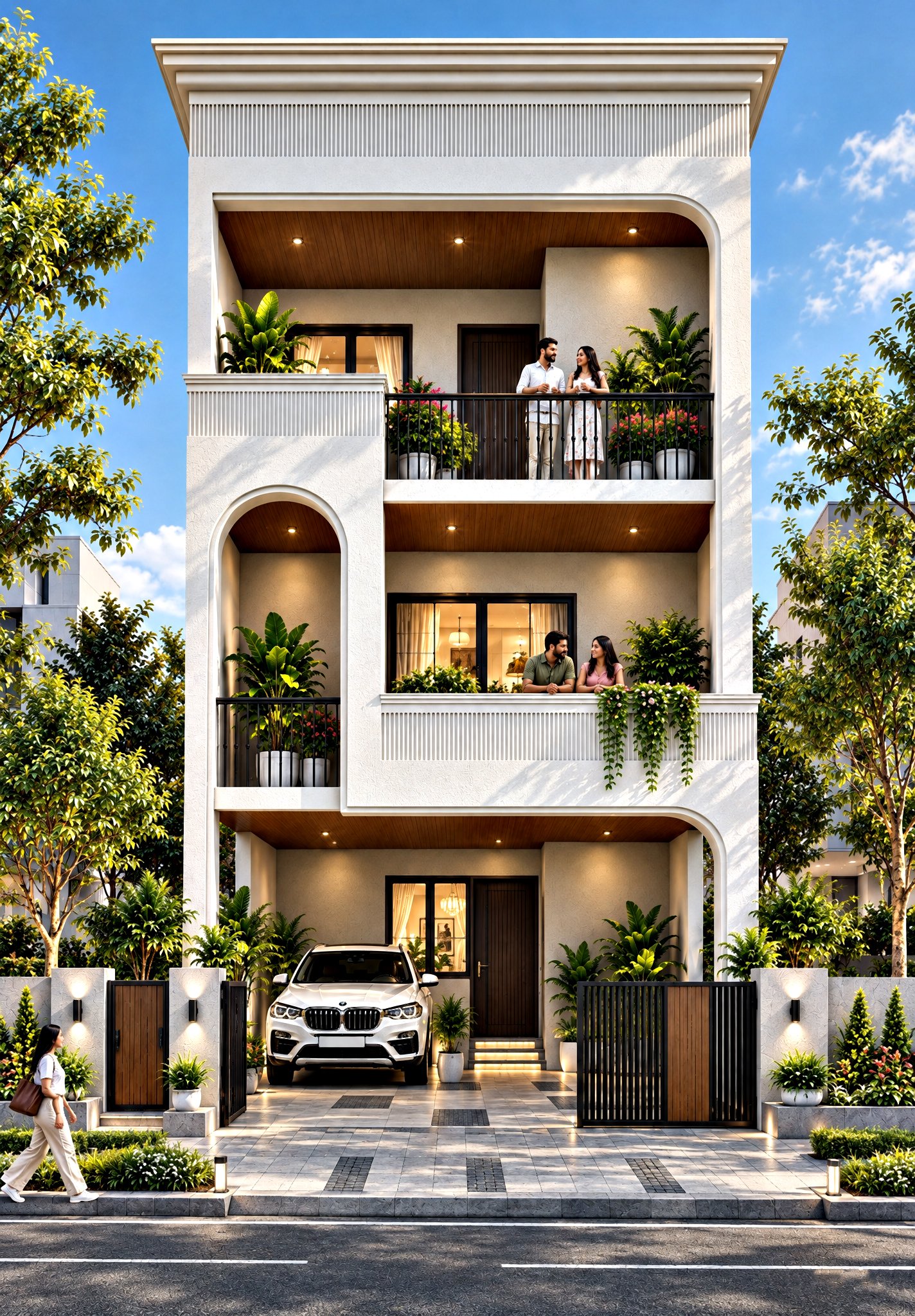 Modern House Elevation Design in Jaipur | Archinevo