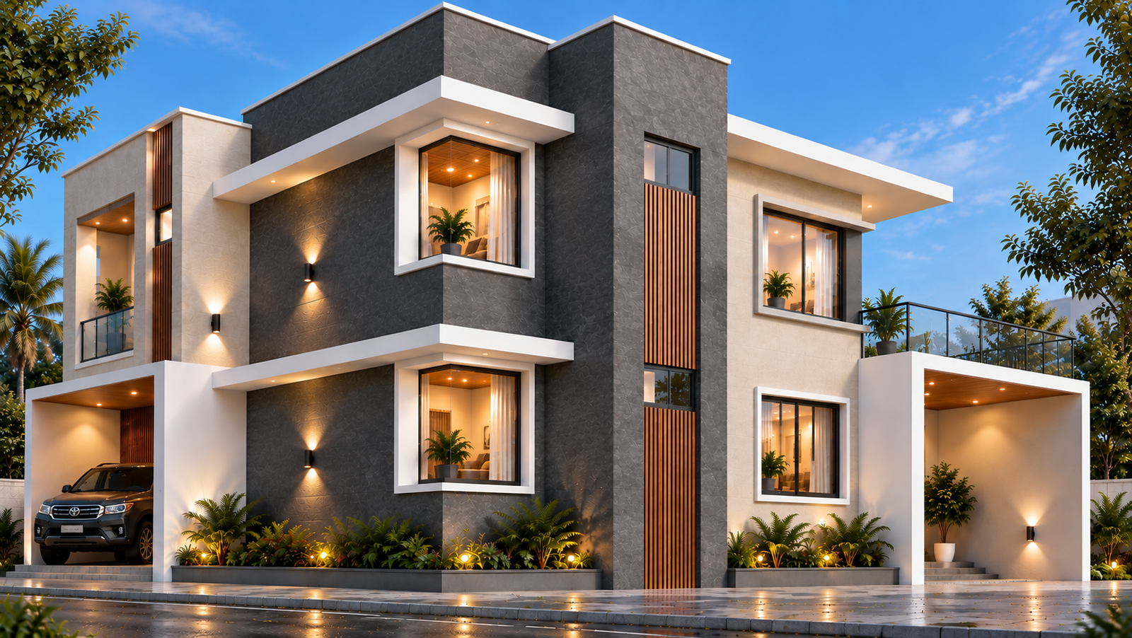 Modern Villa Elevation Design