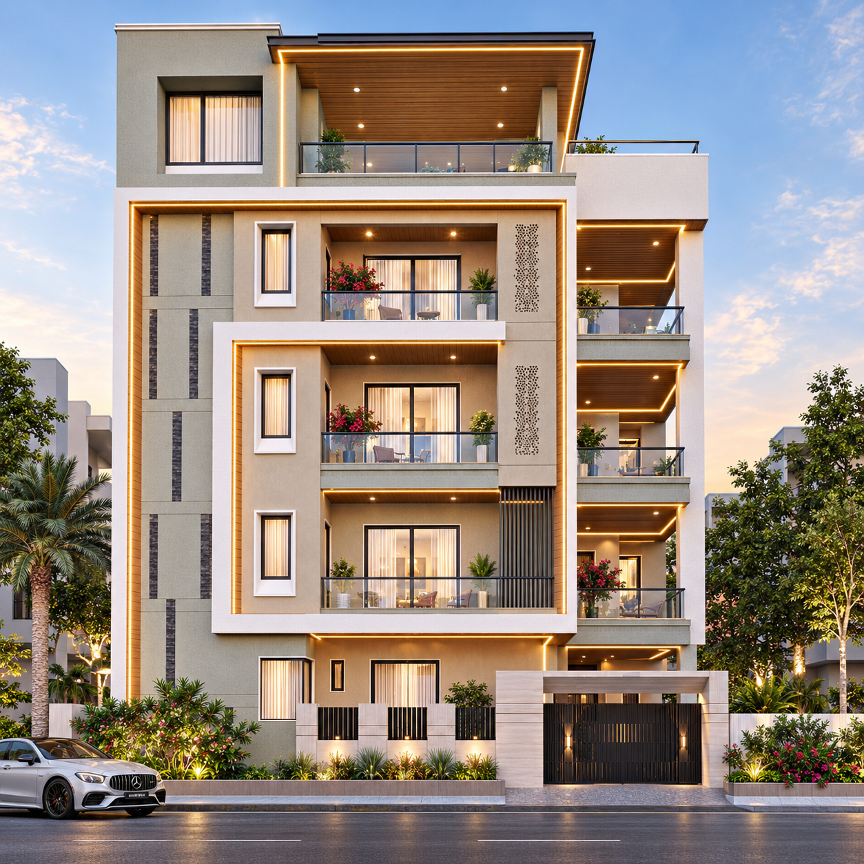 Residential Elevation Design in Jaipur