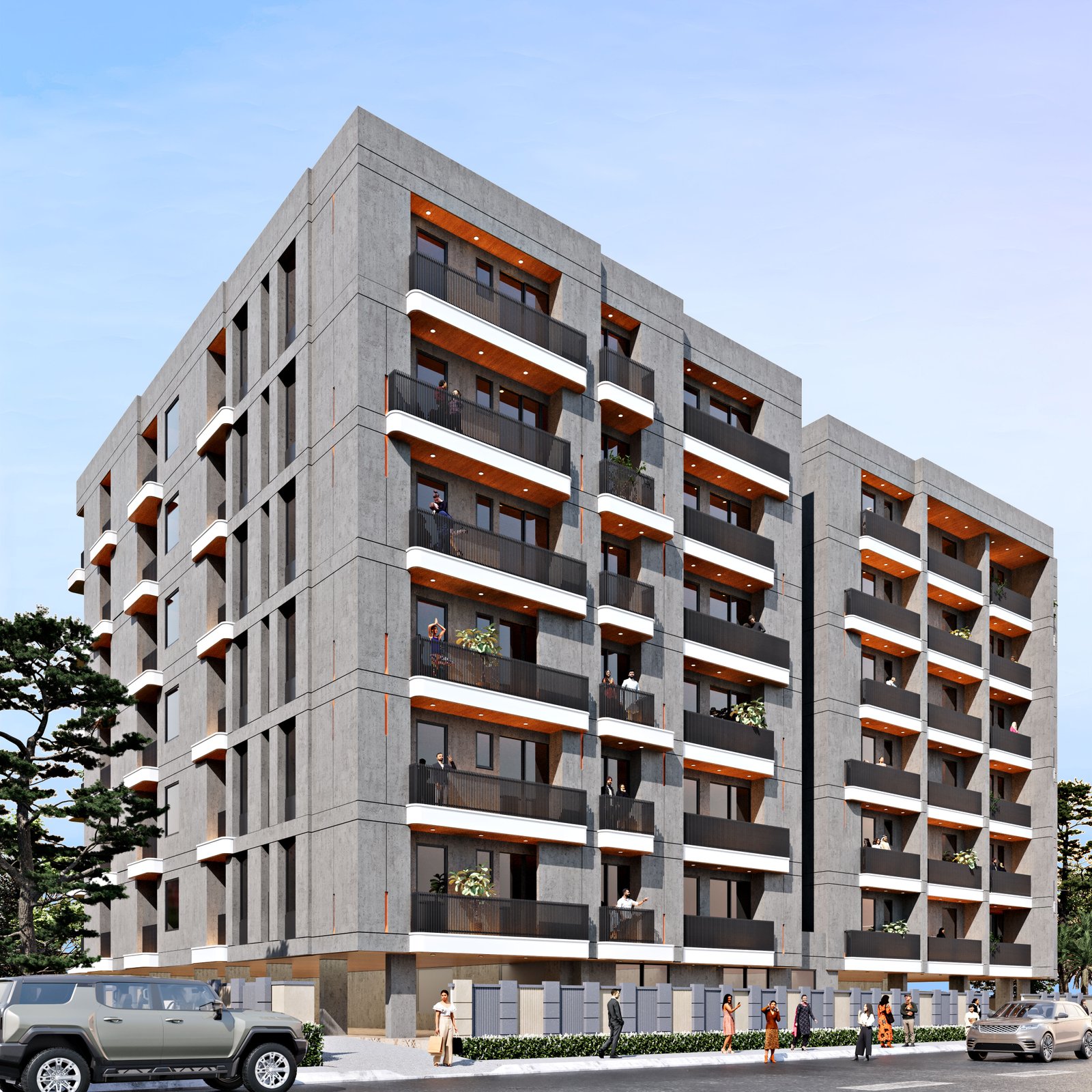 Apartment Building Design in Jaipur – Planning, Elevation & Interior Design