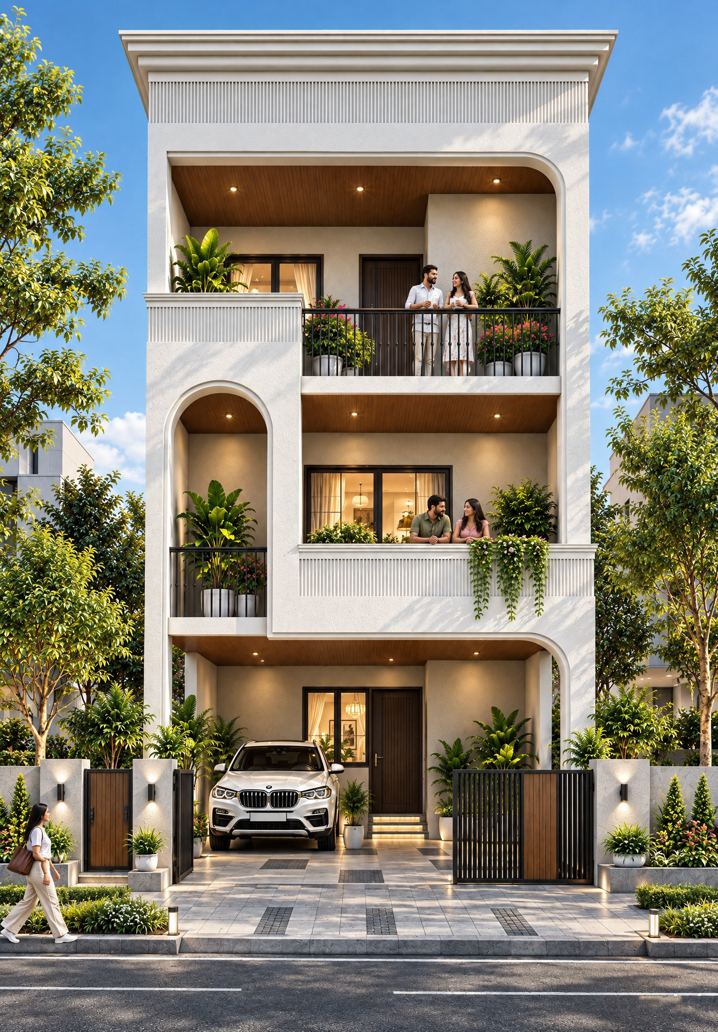 Modern House Elevation Design in Jaipur | Archinevo