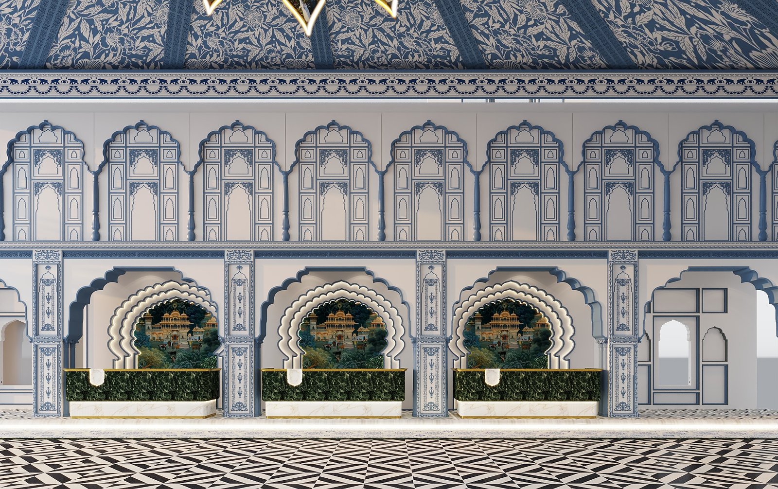 Heritage Banquet Hall Design in Jaipur